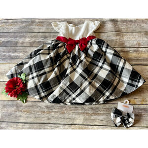 Fancy Gymboree Dress w/Matching Bow